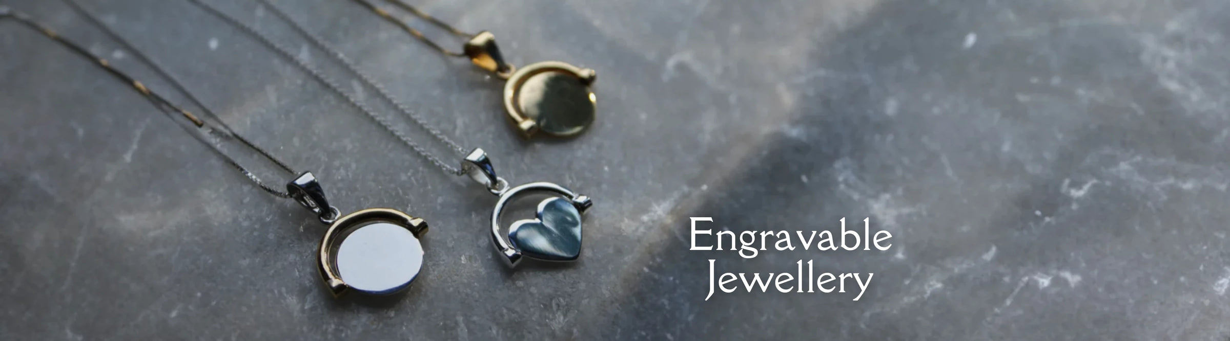 engravable jewellery banner image