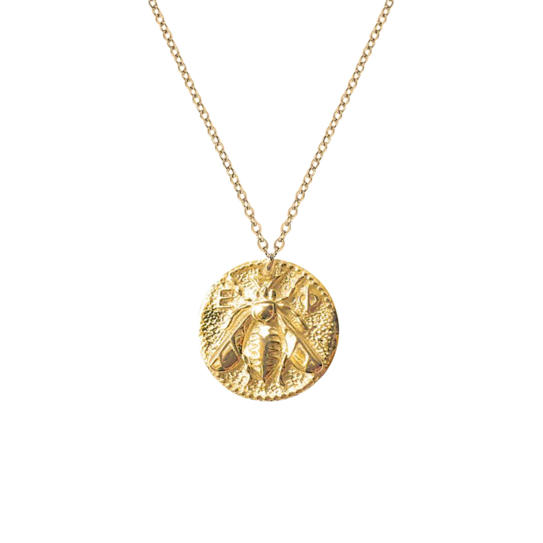 Queen Bee Necklace Gold