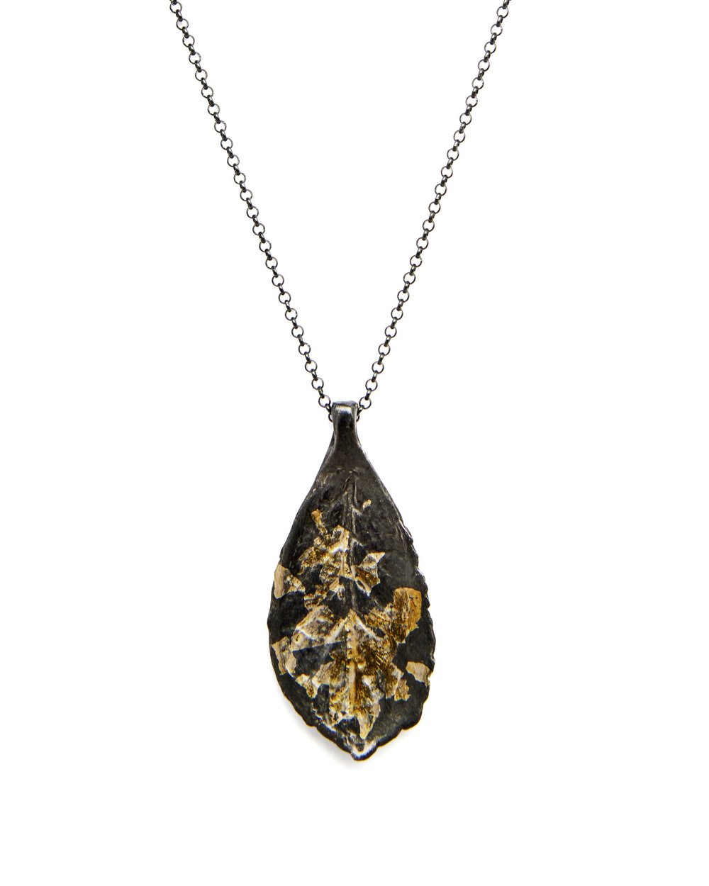 Blackthorn Leaf Pendant