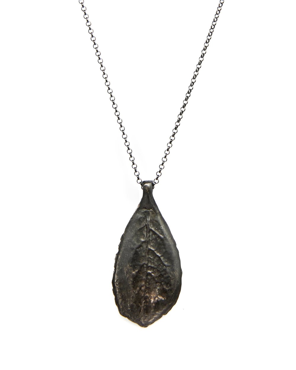 Blackthorn Leaf Pendant