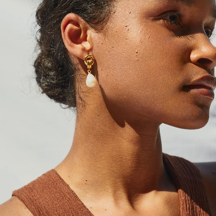 Chunky Knot Earrings