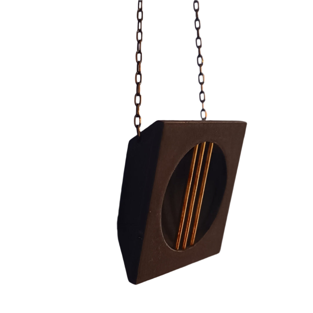 Dome & Bars Necklace