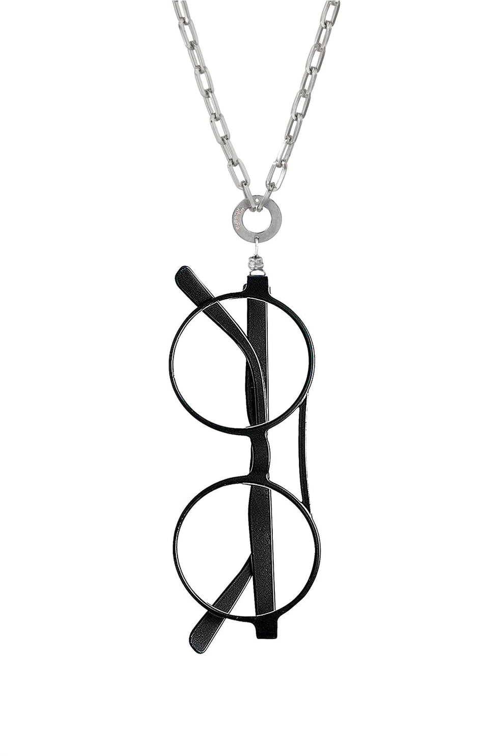 EyesOnOff Eyewear Silver Paperclip Chain