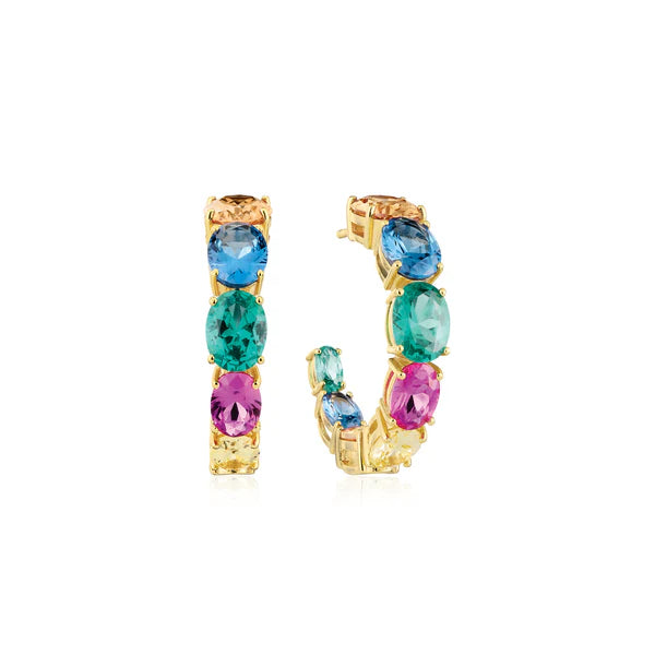 Ellisse Creolo Grande Hoop Earrings