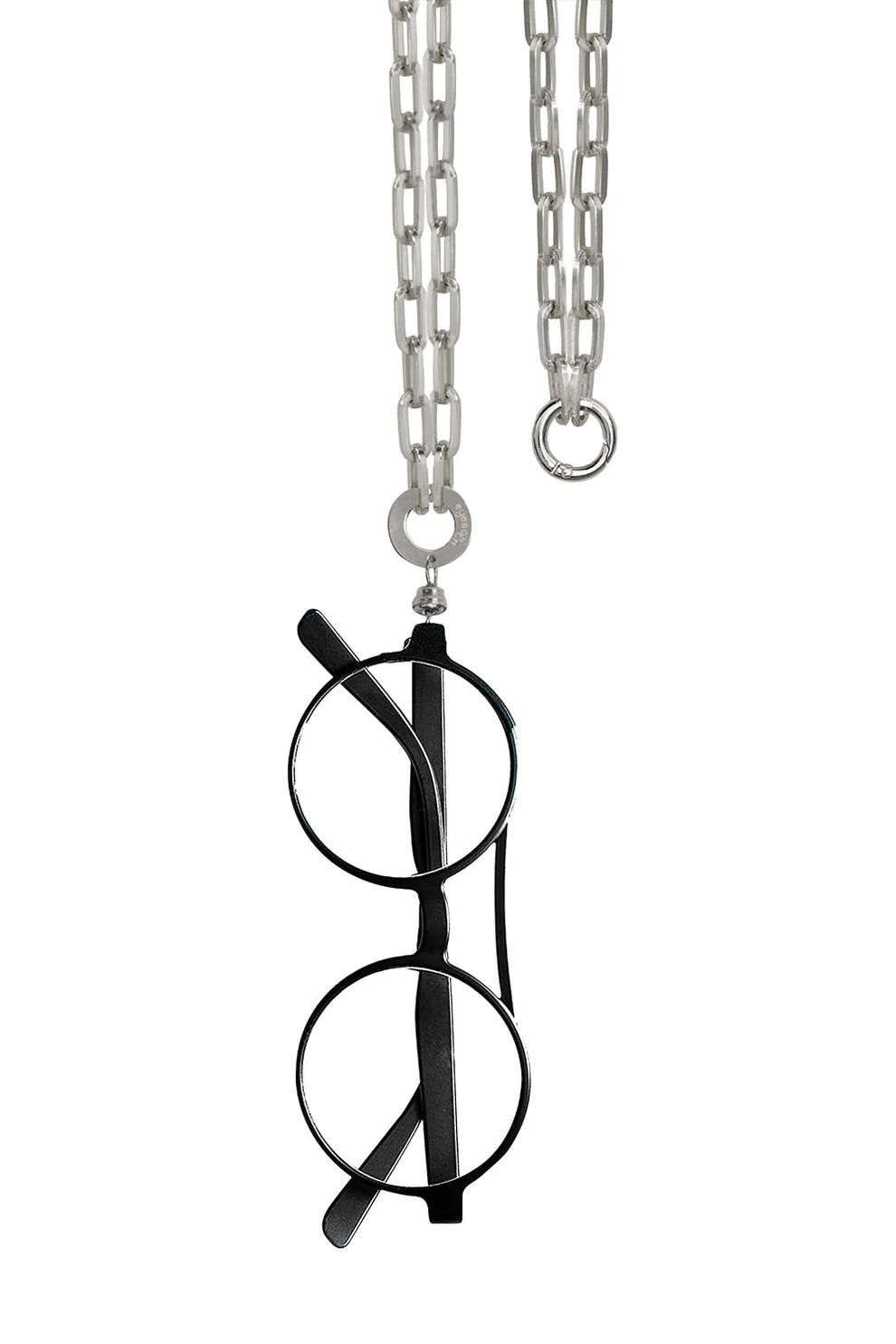 EyesOnOff Eyewear Silver Paperclip Chain