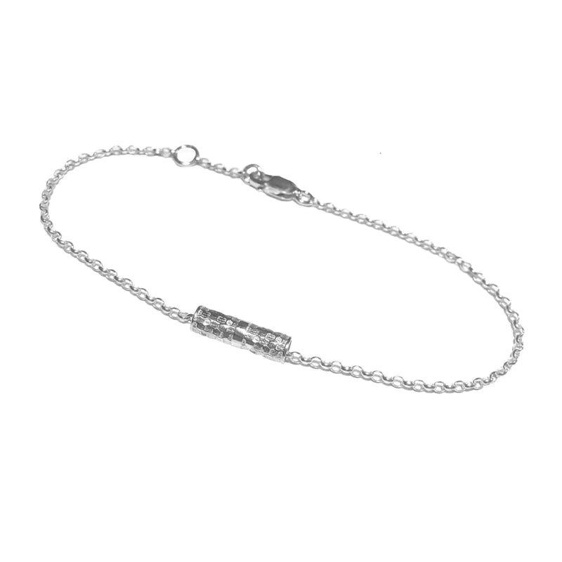 Karma Wheel Bracelet Silver