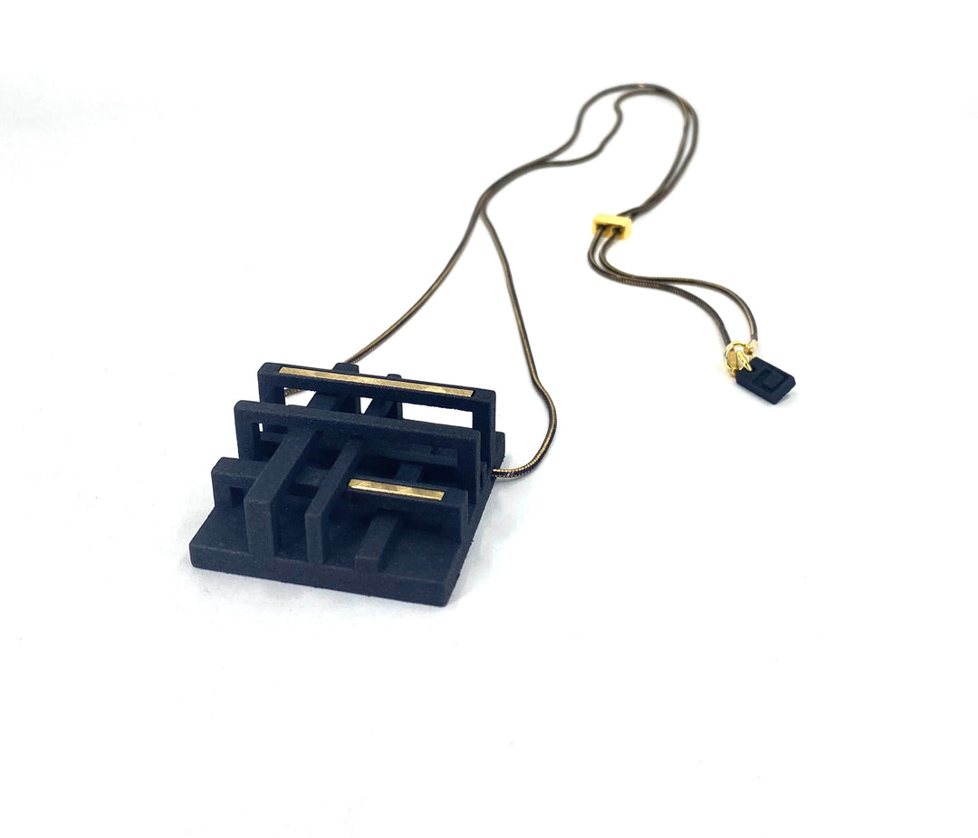 Vibe Brutalist Sculpture Necklace