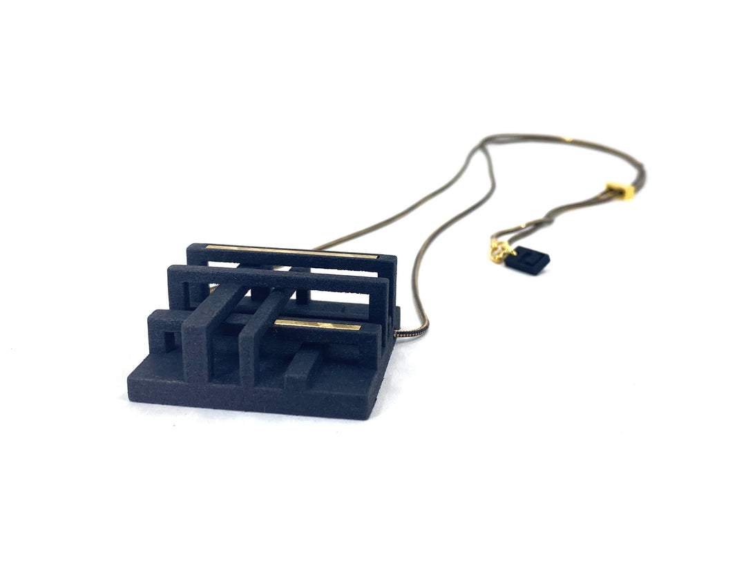 Vibe Brutalist Sculpture Necklace