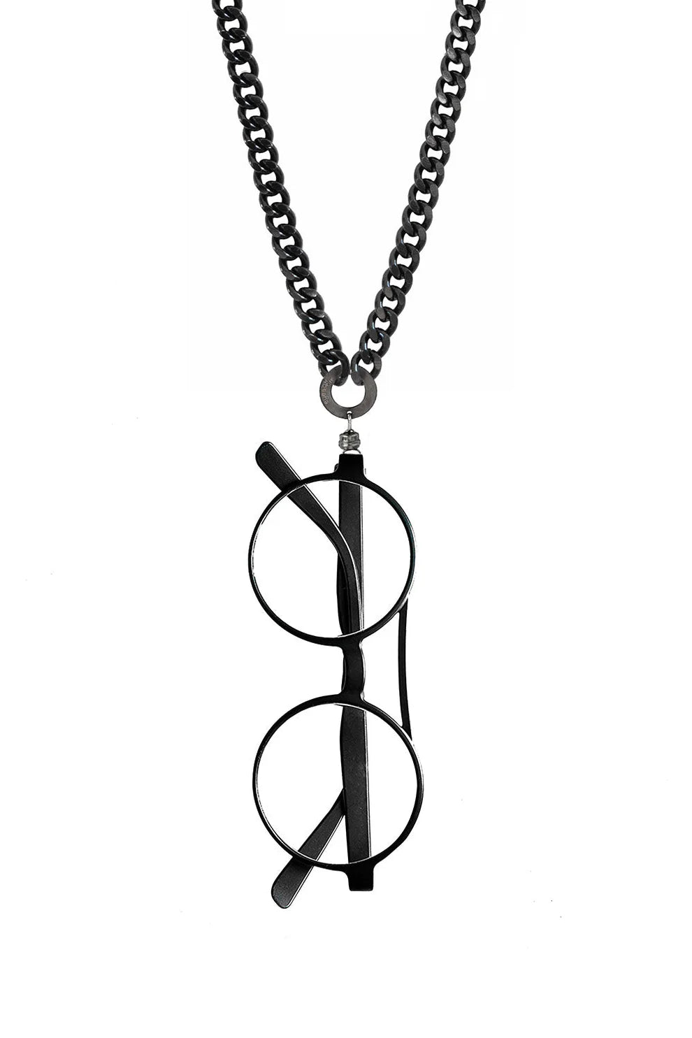 EyesOnOff Eyewear Black Curb Chain