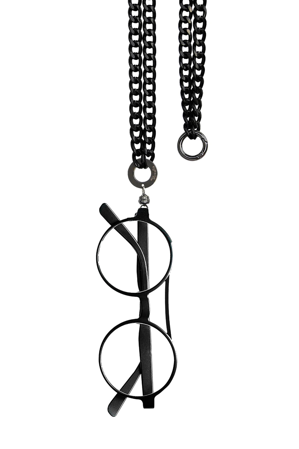 EyesOnOff Eyewear Black Curb Chain