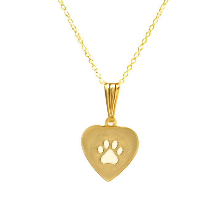 The Engraved Fingerprint Pendant by Personalised Charms features a heart-shaped gold charm with a fingerprint engraving, making it a beautiful personalised gift. Its delicate chain and polished finish add elegance, perfect for meaningful occasions.