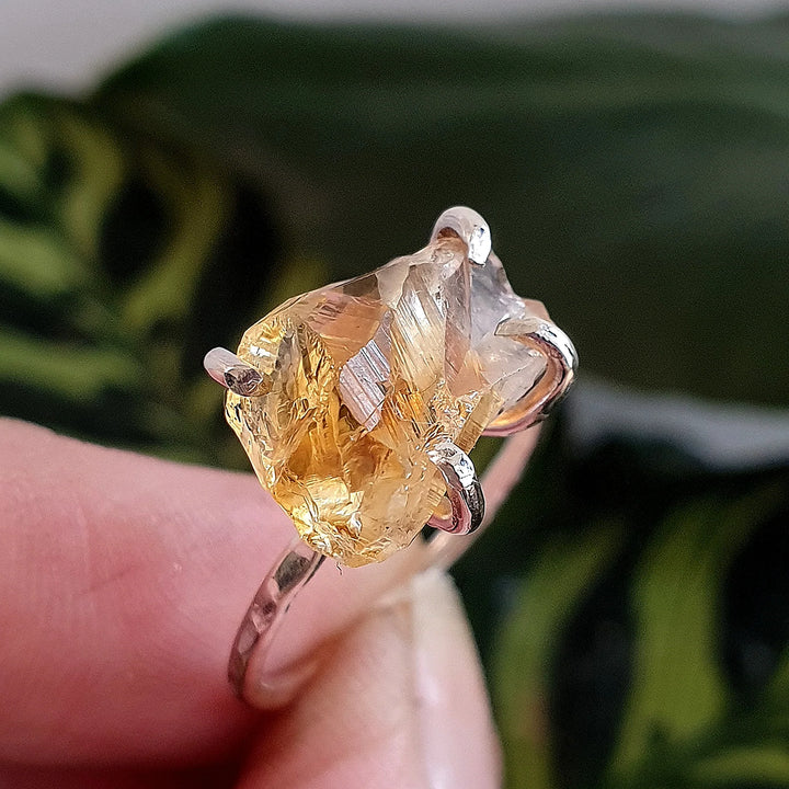 Citrine Rock Ring