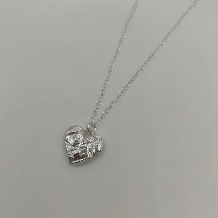 Raw Heart Necklace