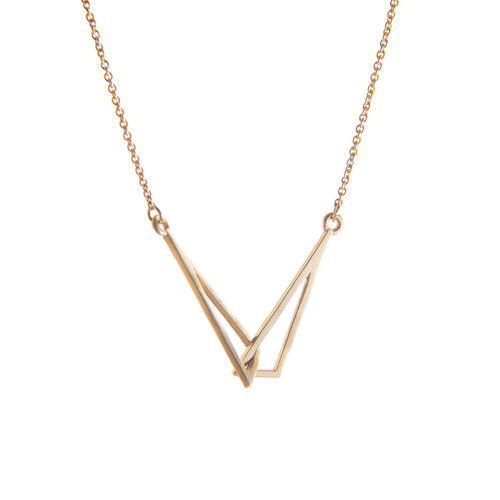 'LE CHÉILE' YELLOW GOLD LINKED PENDANT - The Collective Dublin