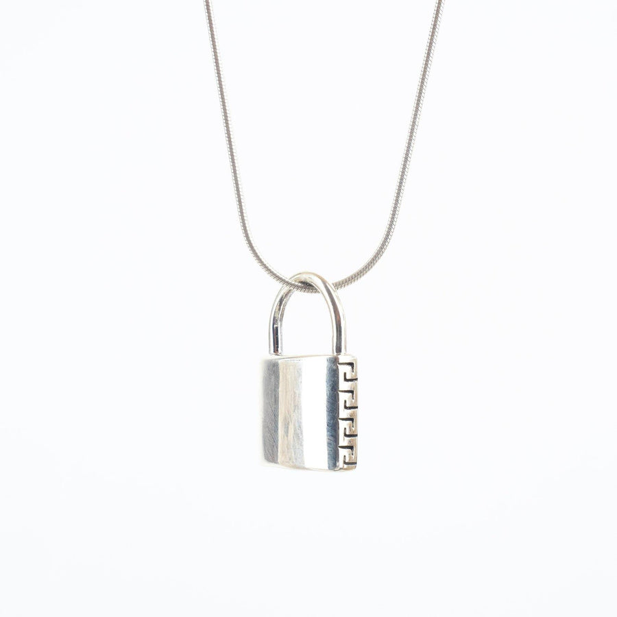 Large Sterling Silver Lock - The Collective Dublin