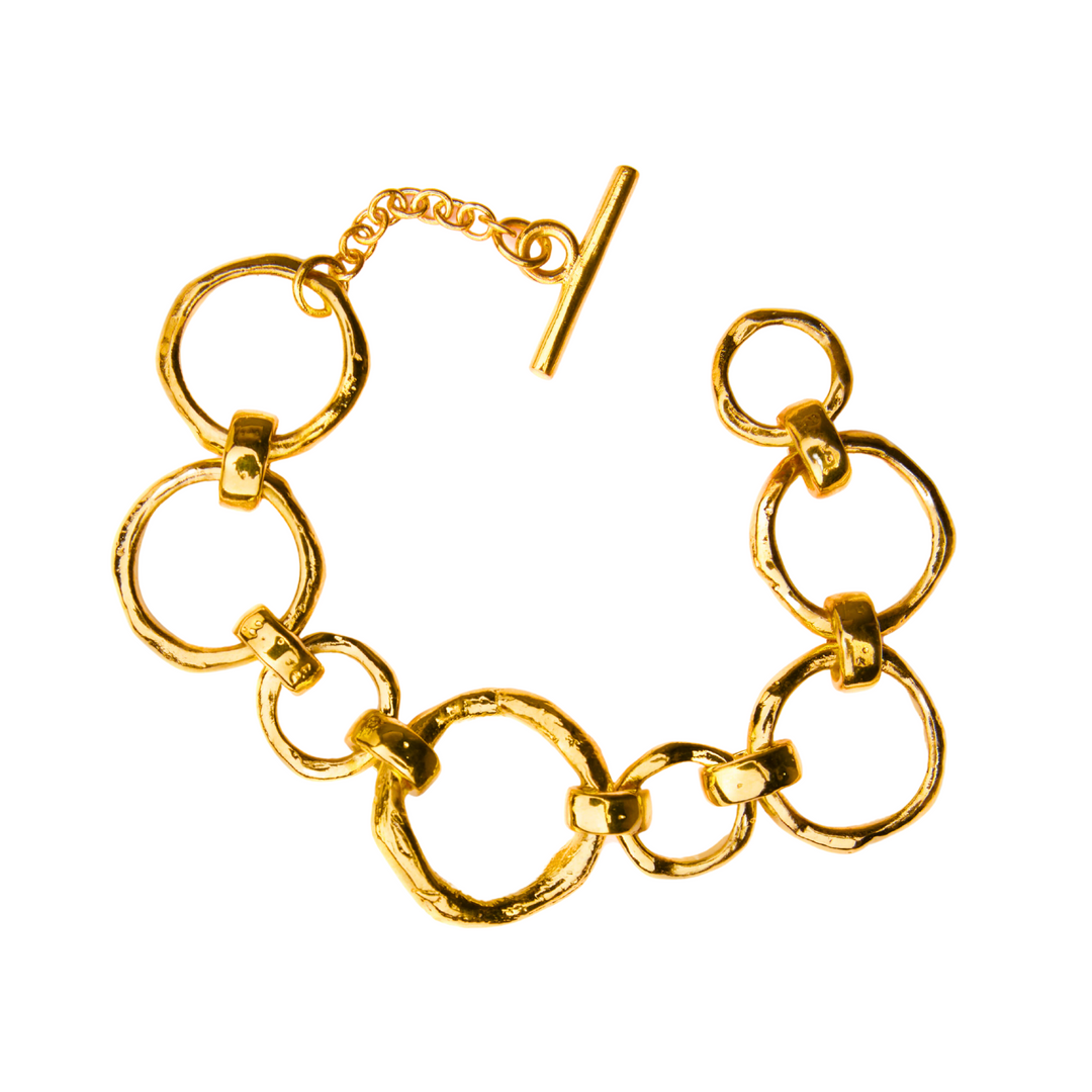 Sea Honey Bracelet Gold Plated Bronze