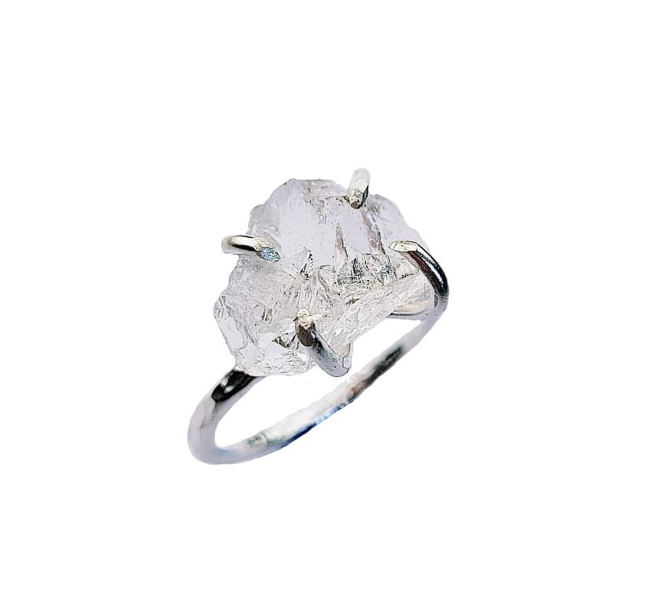 Raw Quartz Rock Ring - 1