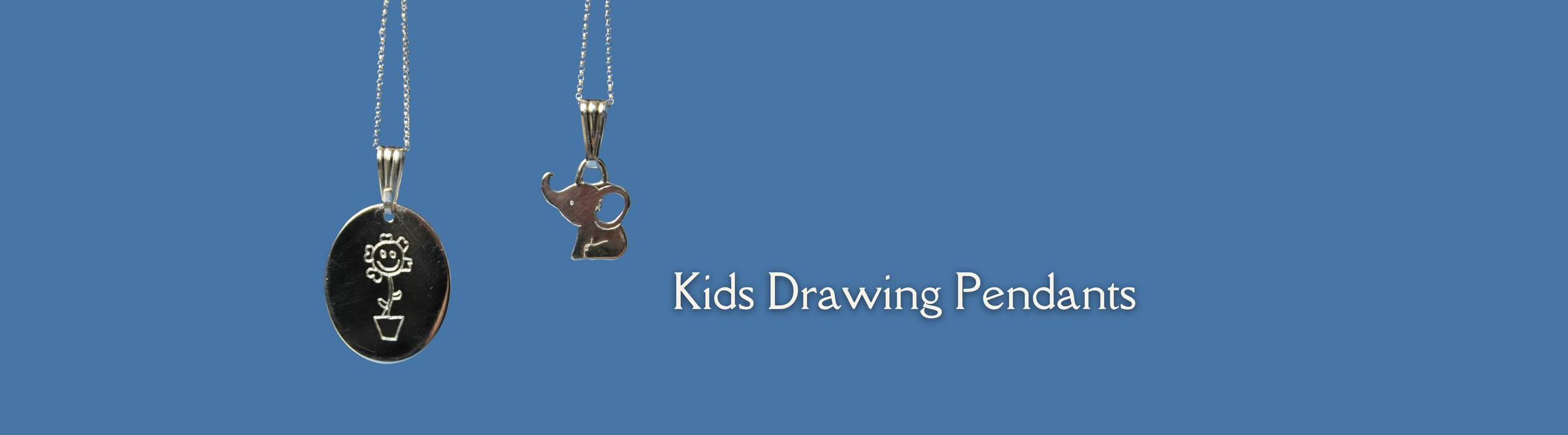 Kids Drawing Pendant