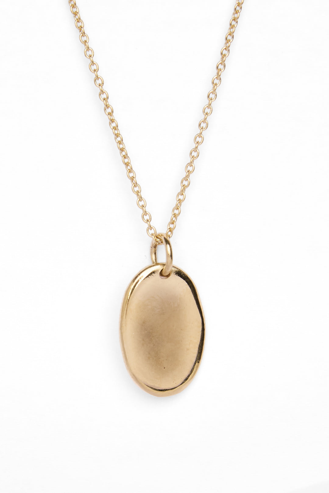 Oval Droplet Necklace