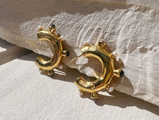 Malie Gold Hoop Earrings