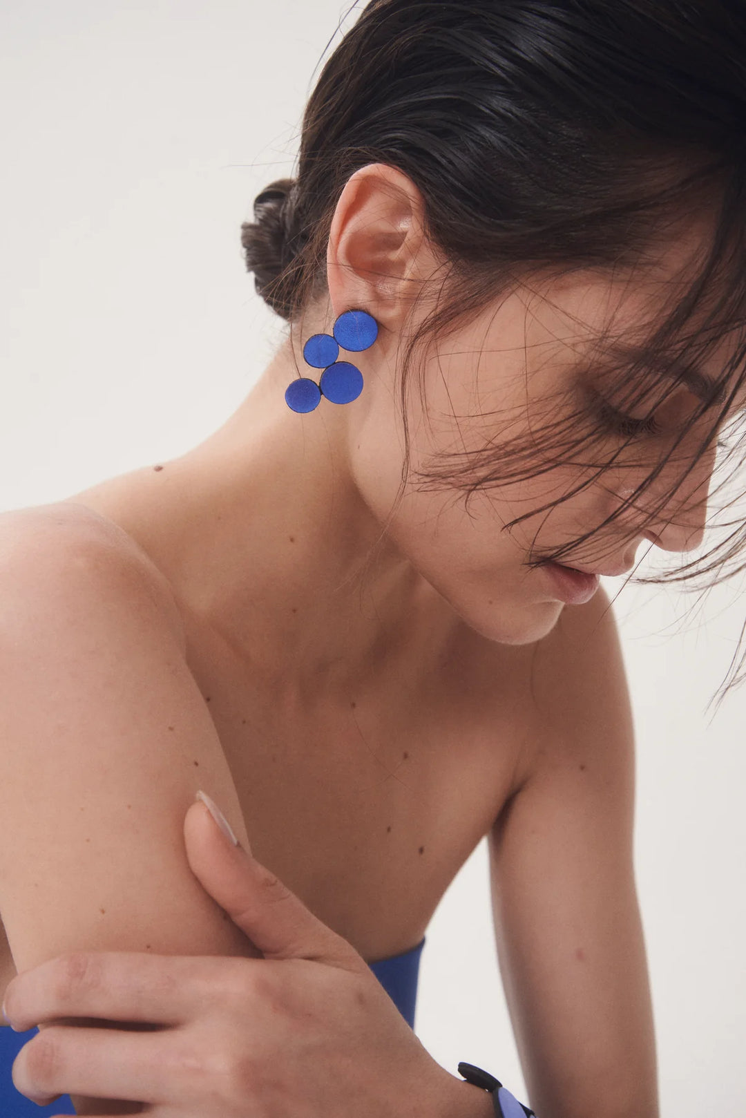 Abstraction Blue Earrings