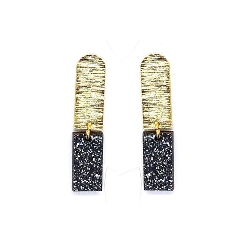 Chrissy Earrings in Black