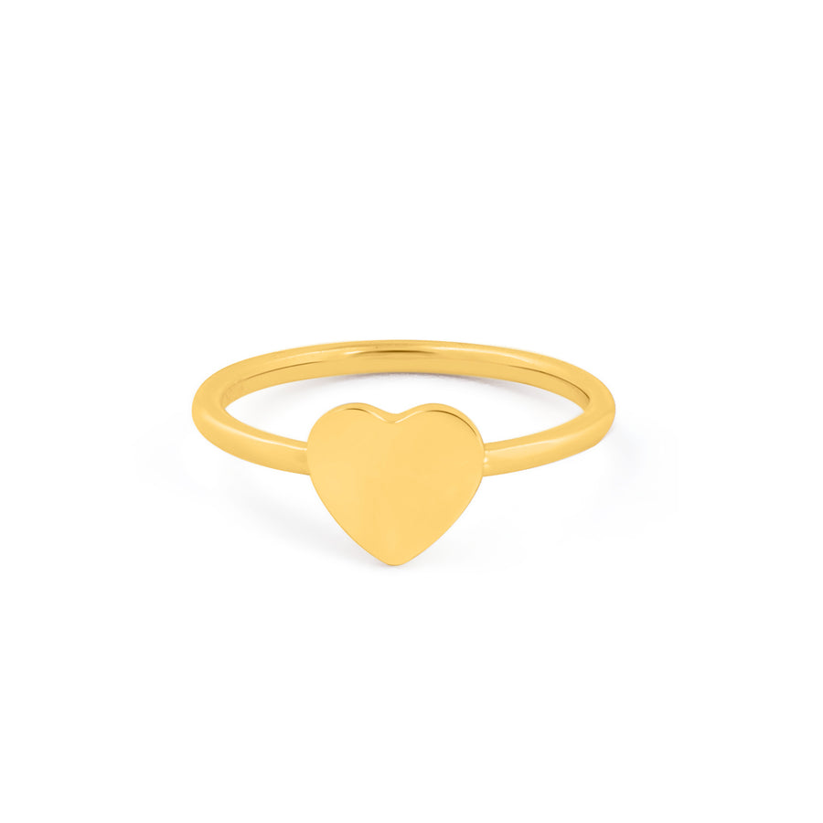Hermione Gold Plated Heart Ring