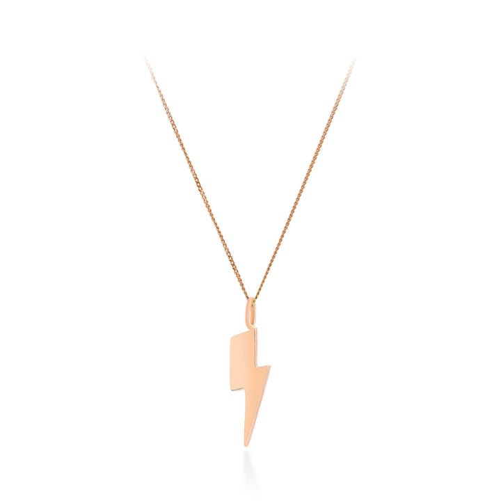 Bowie Lightning Bolt Pendant 9ct Gold (Yellow or Rose Gold)