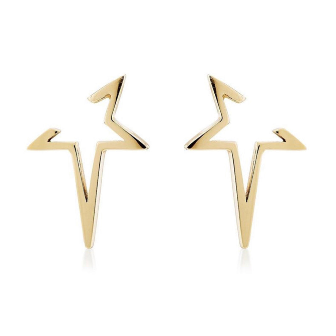 Age of Aquaria 9ct Yellow Gold Earrings