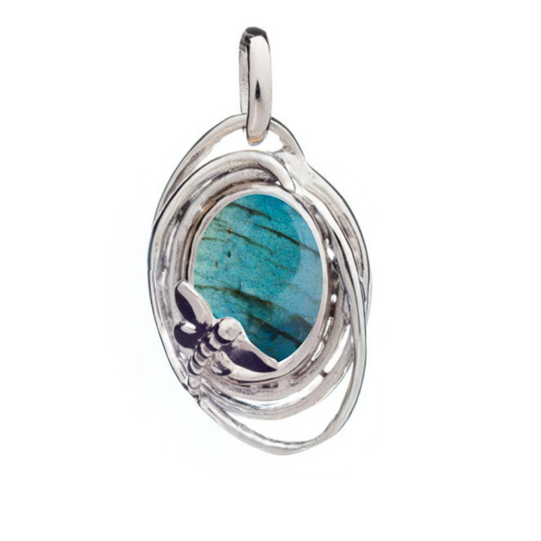 Lagoon Pendant Small in various gemstones