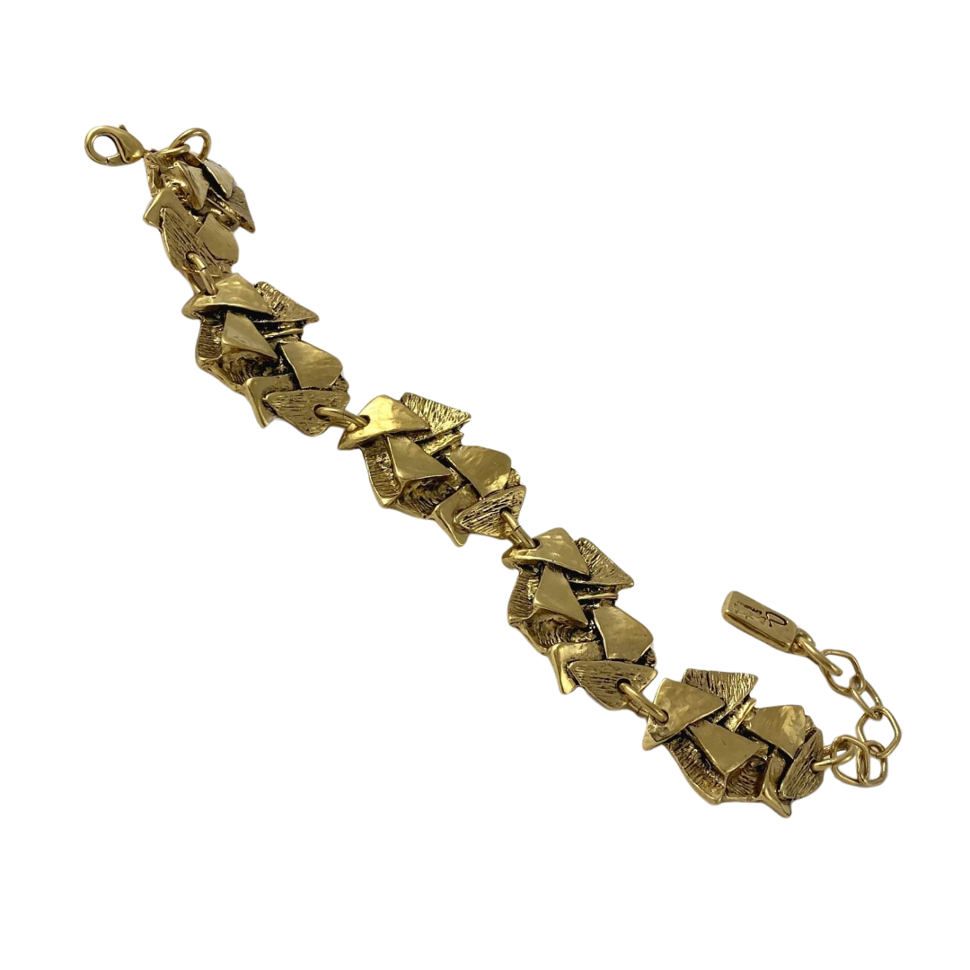 Leila Gold Plated Pewter Bracelet