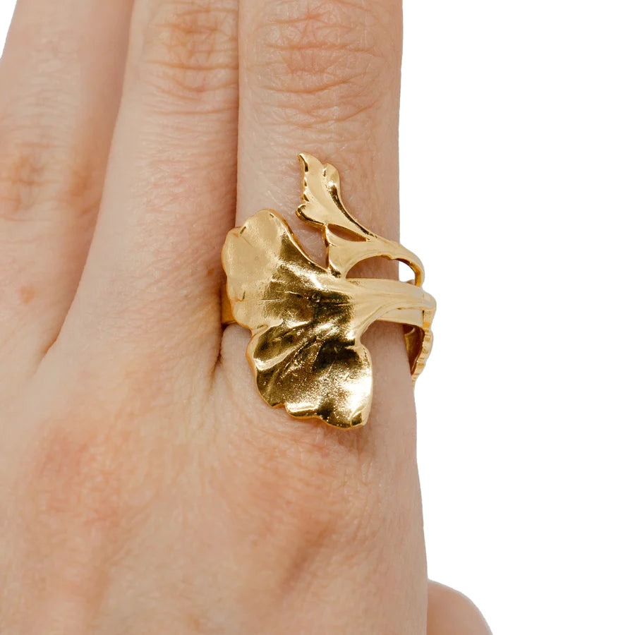 Ginkgo Ring Gold