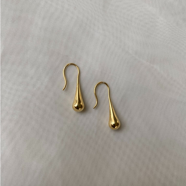 Mini Drop Gold Earrings