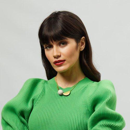 Multishape Necklace in Blue
