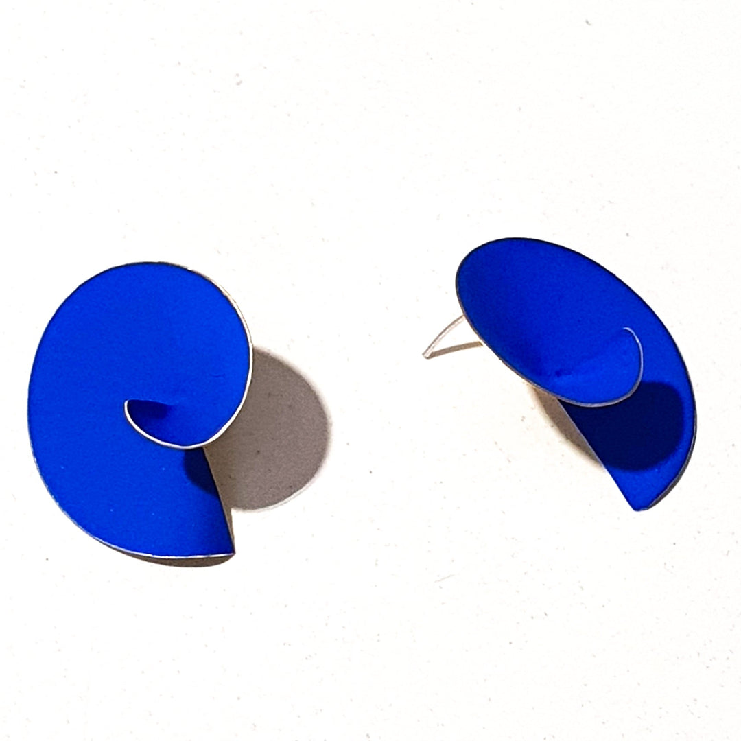 Matt Swirl Earrings in various colours