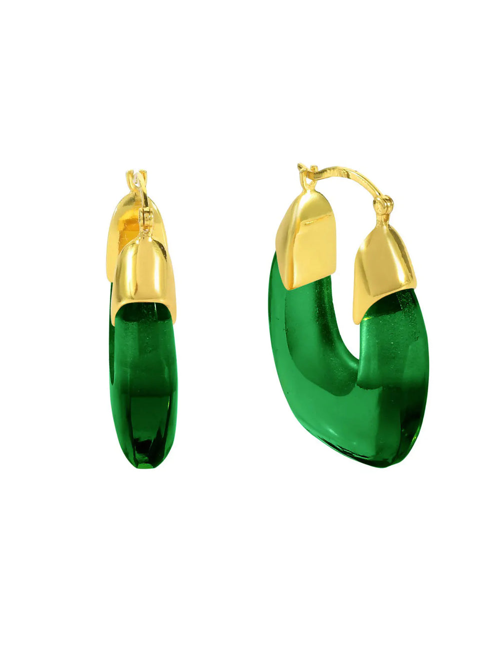Rafellie Emerald Green Earrings