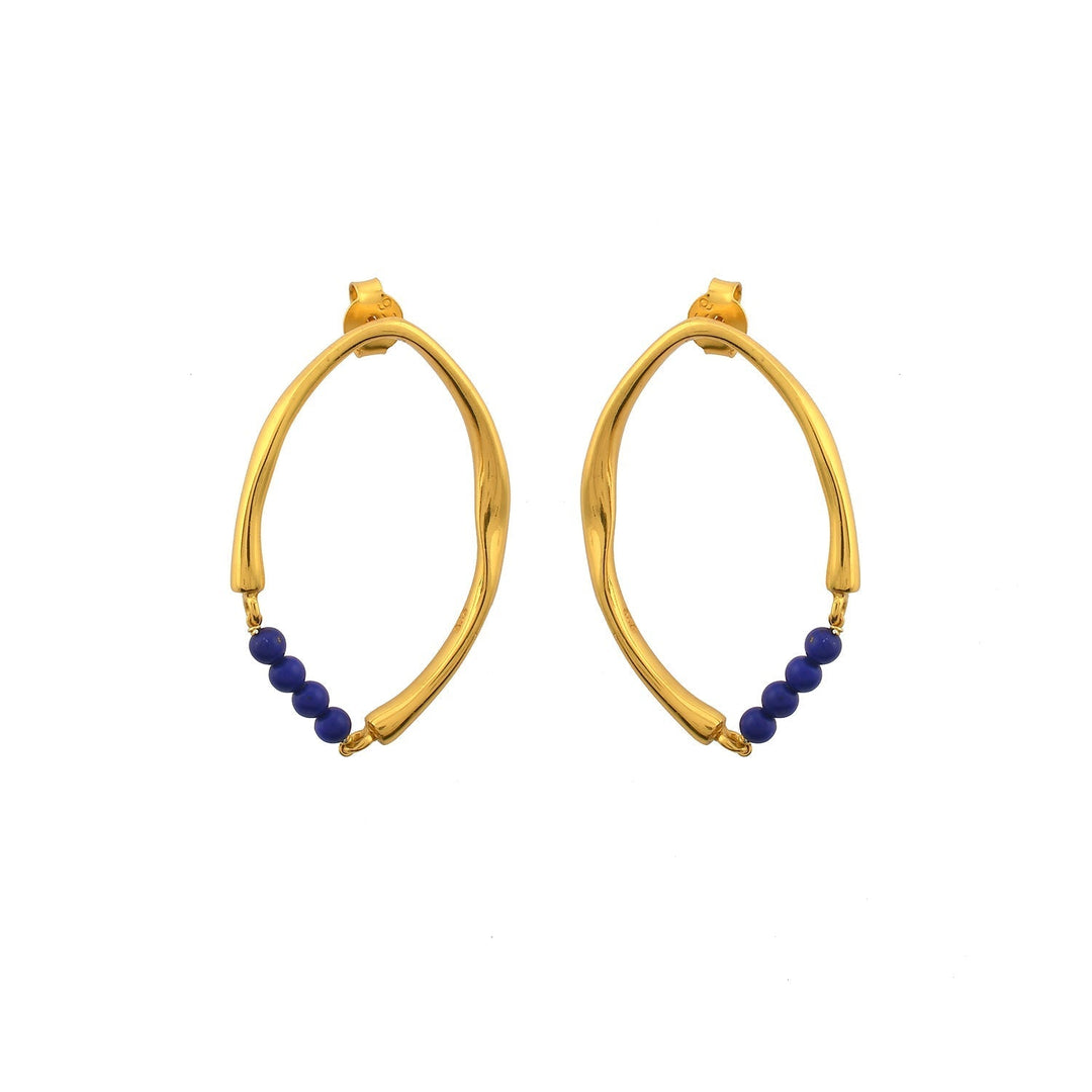 Thiva Earrings in various gemstones