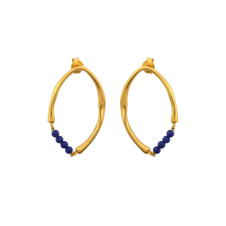 Thiva Earrings in various gemstones