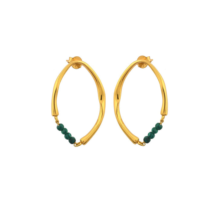 Thiva Earrings in various gemstones