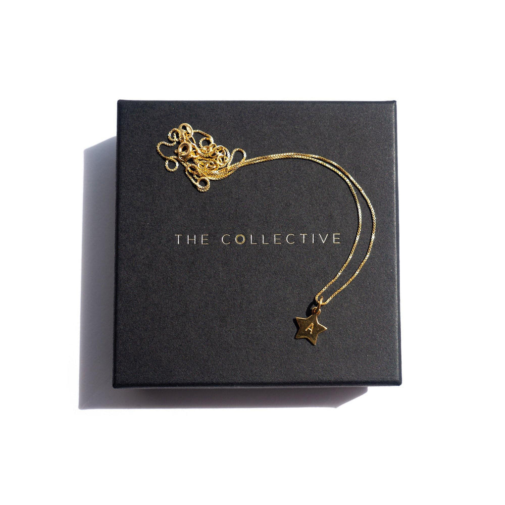 Personalised Small Star Charm in Gold - The Collective Dublin