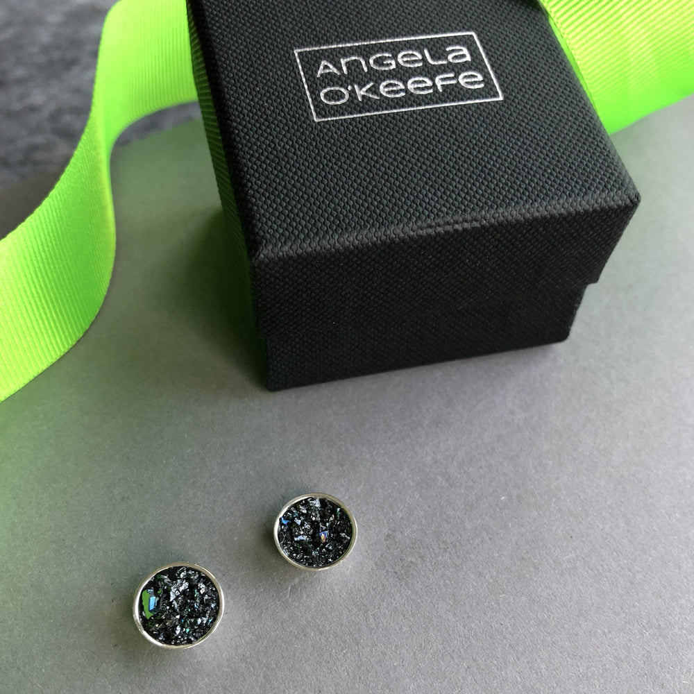 The Collective Dublin - Home to Irish Design - Angela O'Keefe : Urban Geode 10mm Dome Studs