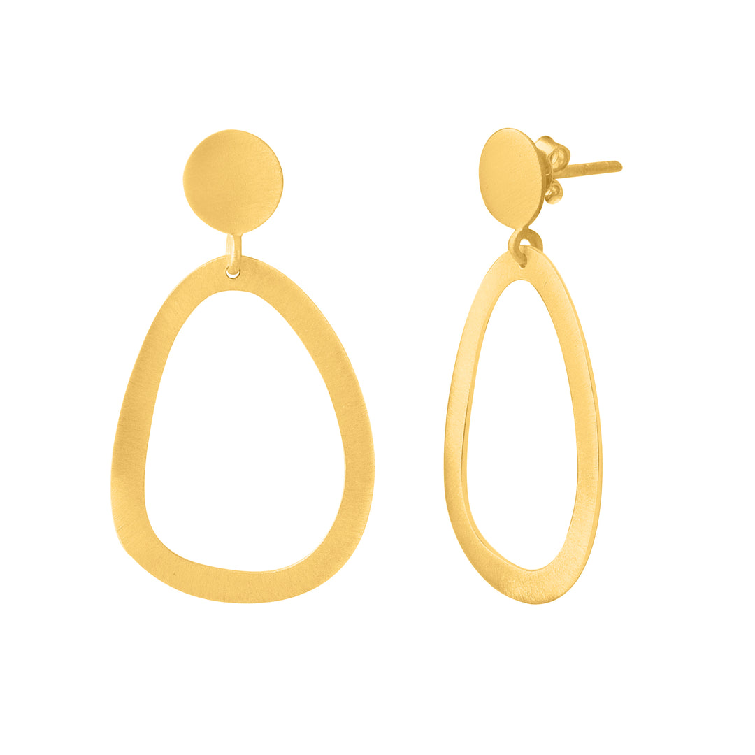 River Gold Earrings