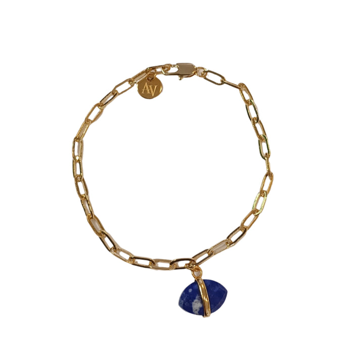 Ayin Bracelet in various gemstones