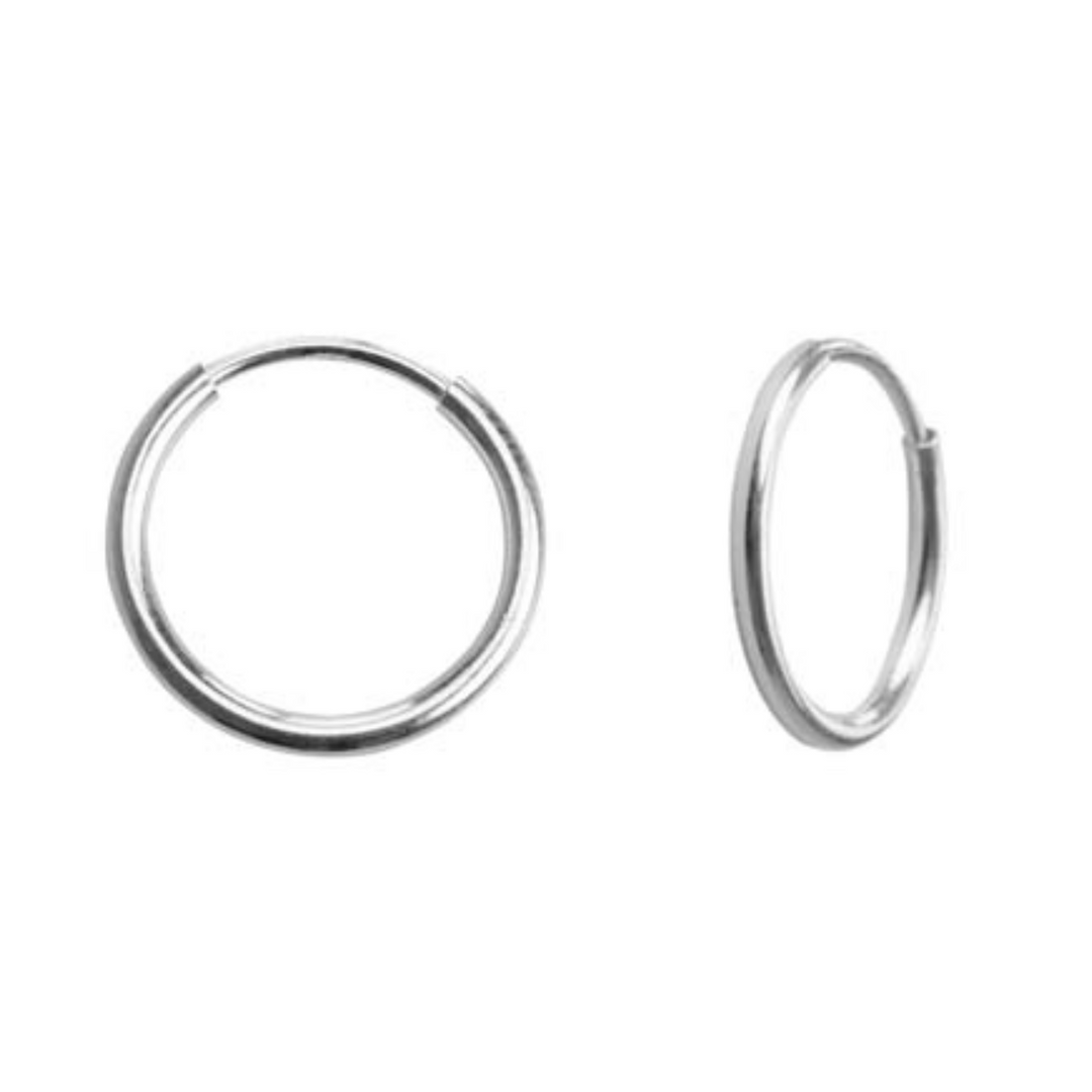 Endless Creole Hoops-Sterling Silver