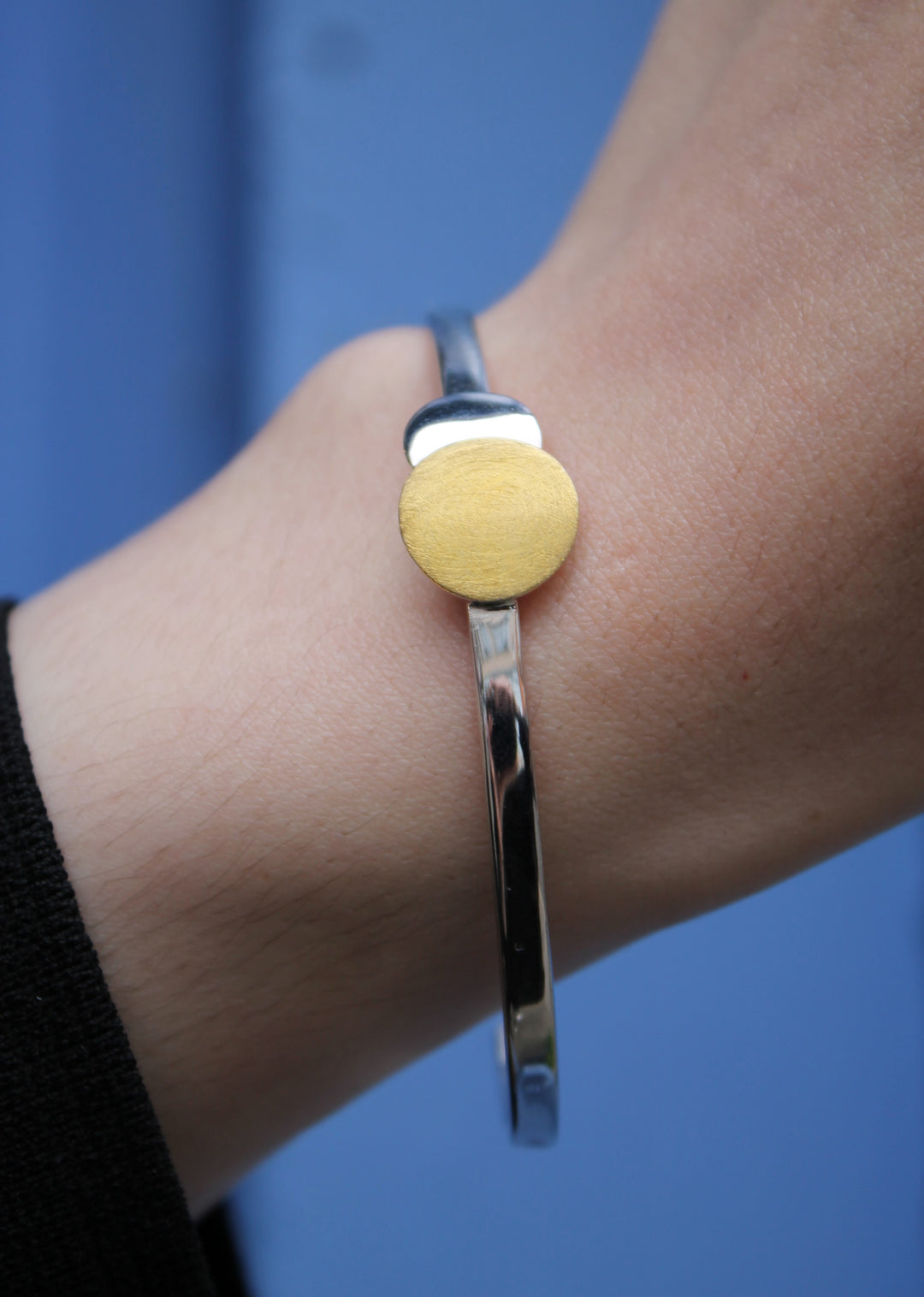 Archeol Cuff in Sterling Silver & Gold Vermeil