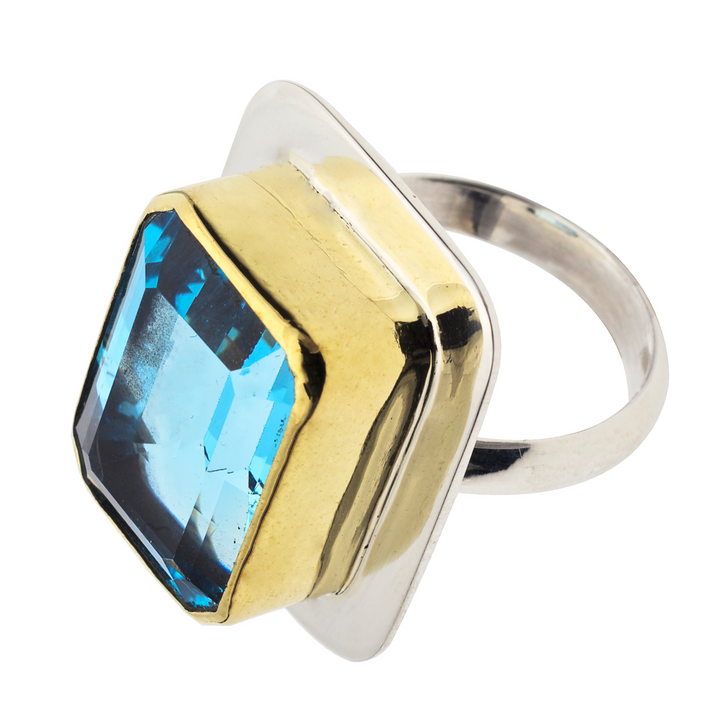 Top Hat Ring in various gemstones - The Collective Dublin