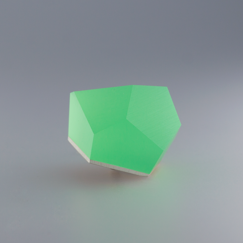 Fruit Bijoux Ring Top VU Crystals Flash Green