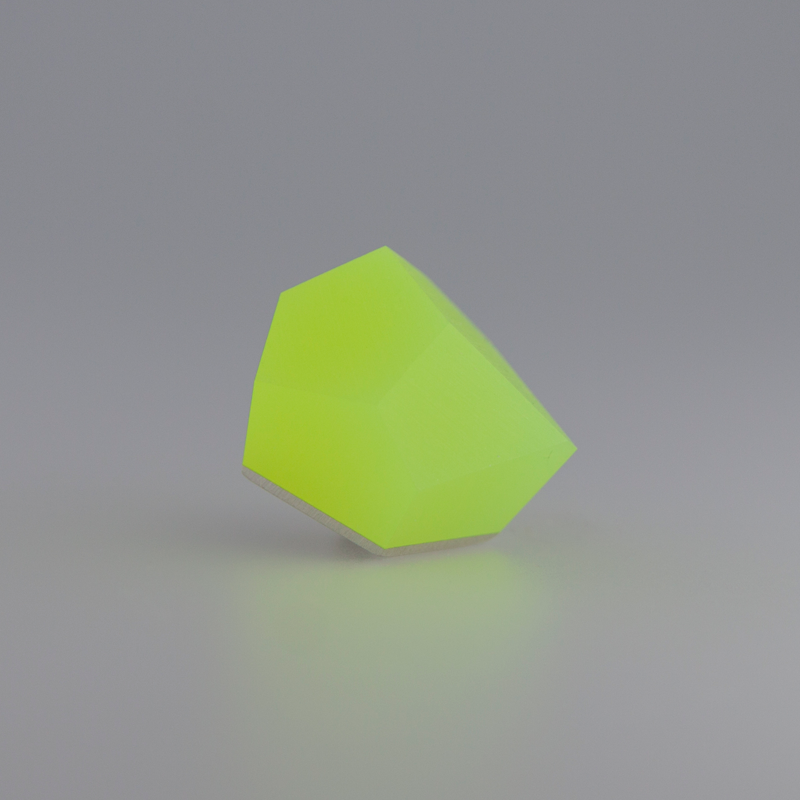 Fruit Bijoux Ring Top VU Crystals Neon Yellow