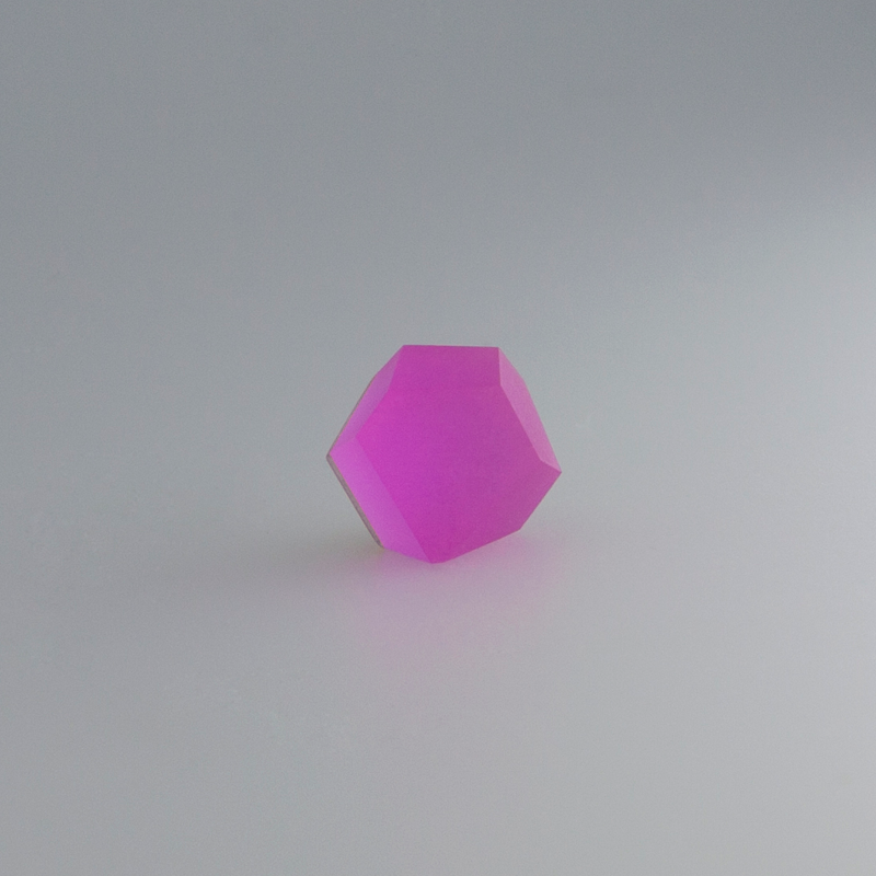 Fruit Bijoux Ring Top VU Crystals Magenta Pink