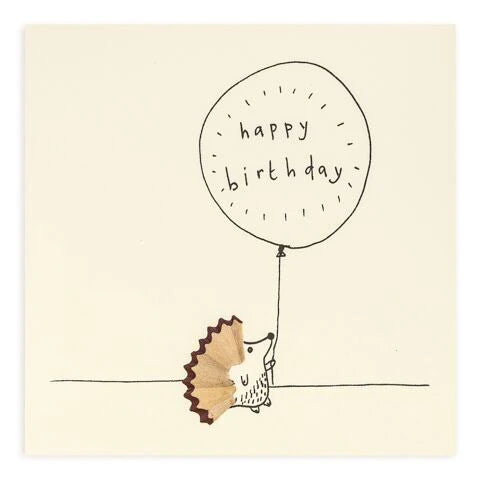 'Happy Birthday' Hedgehog